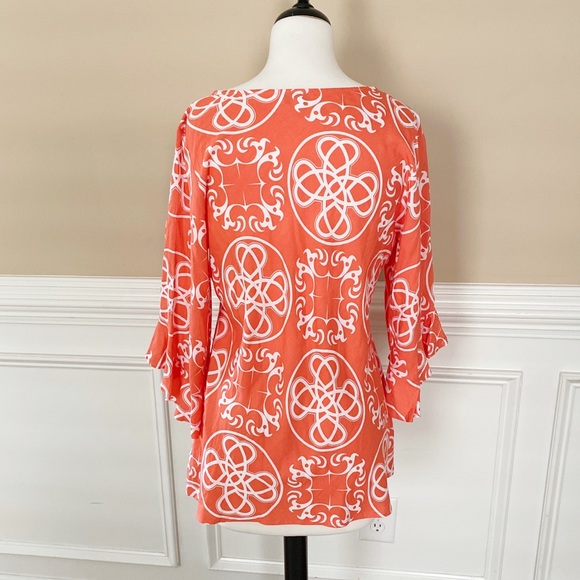 Escapada Coral & White Blouse - Picture 3 of 5